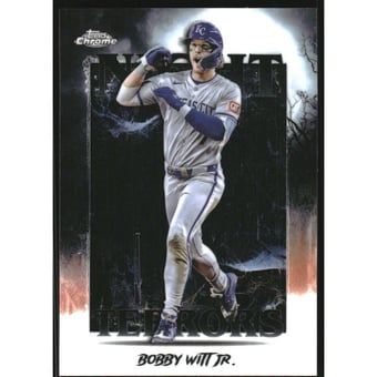 2025 Topps Chrome Update Night Terrors #NT4 Bobby Witt Jr.