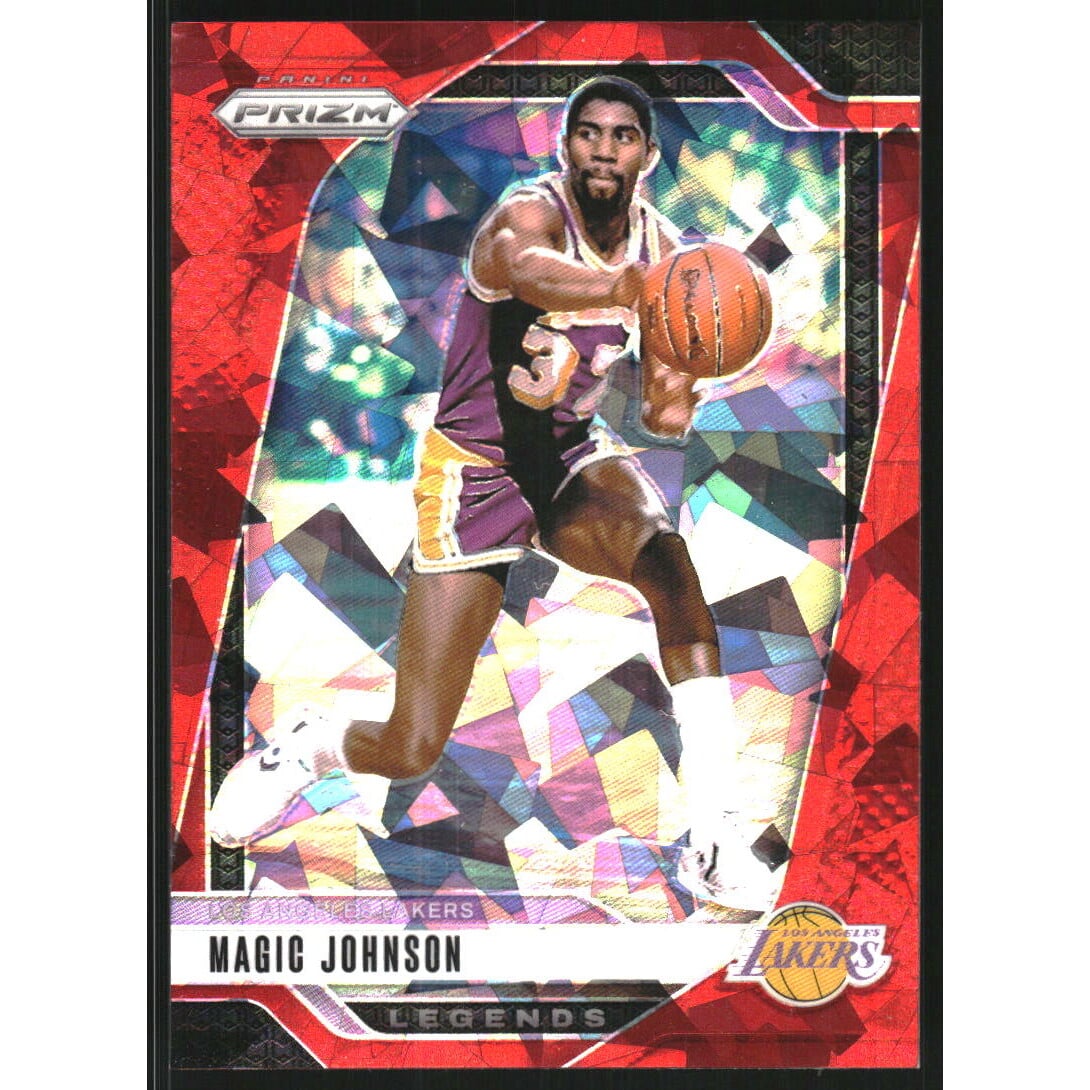 2024-25 Panini Prizm Prizms Red Ice #294 Magic Johnson. rookie card picture