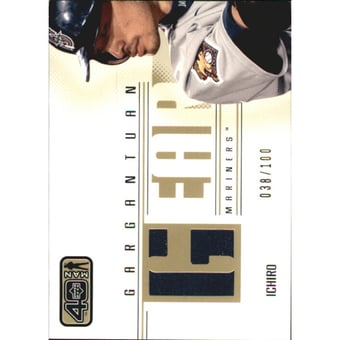 2002 Upper Deck 40-Man Gargantuan Gear Gold #GIS Ichiro Suzuki