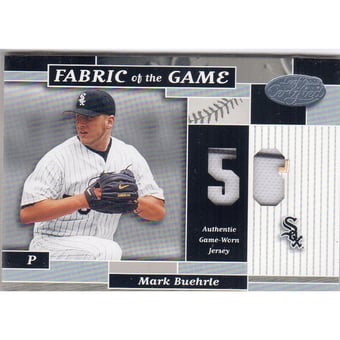 2002 Leaf Certified Fabric of the Game #141JN Mark Buehrle/56