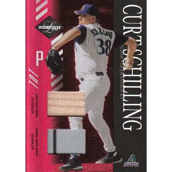 2003 Leaf Limited TNT #115 C.Schill D'b Throw Bat-Jsy