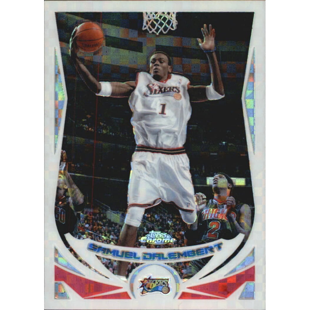 2004-05 Topps Chrome X-Fractors #100 Samuel Dalembert. rookie card picture