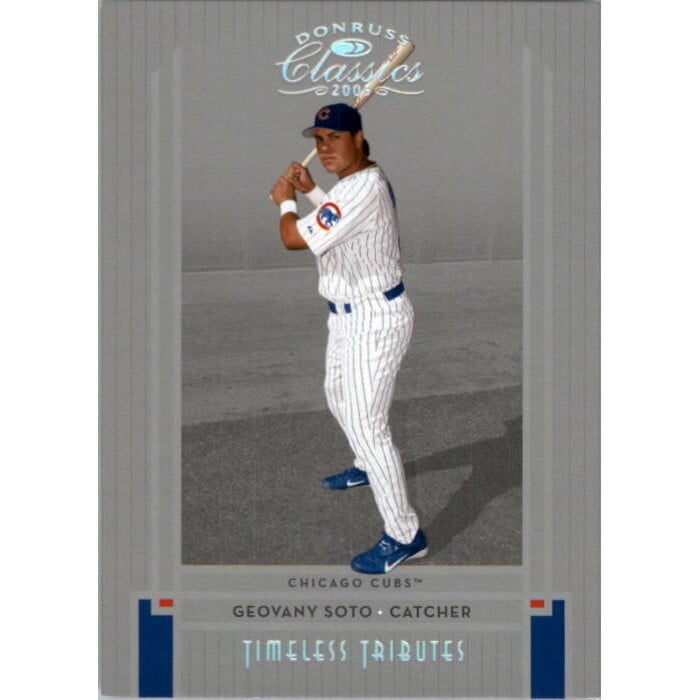 2005 Donruss Classics Timeless Tributes Silver #209 Geovany Soto. rookie card picture