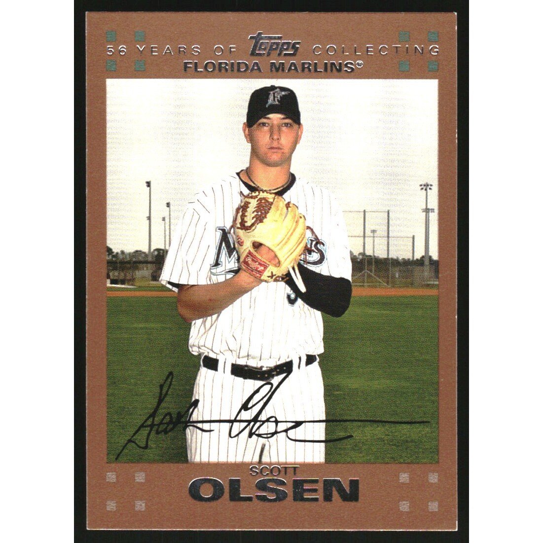 2007 Topps Copper #557 Scott Olsen. rookie card picture