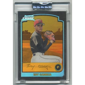 2003 Bowman Chrome Gold Refractors #190 Eny Cabreja