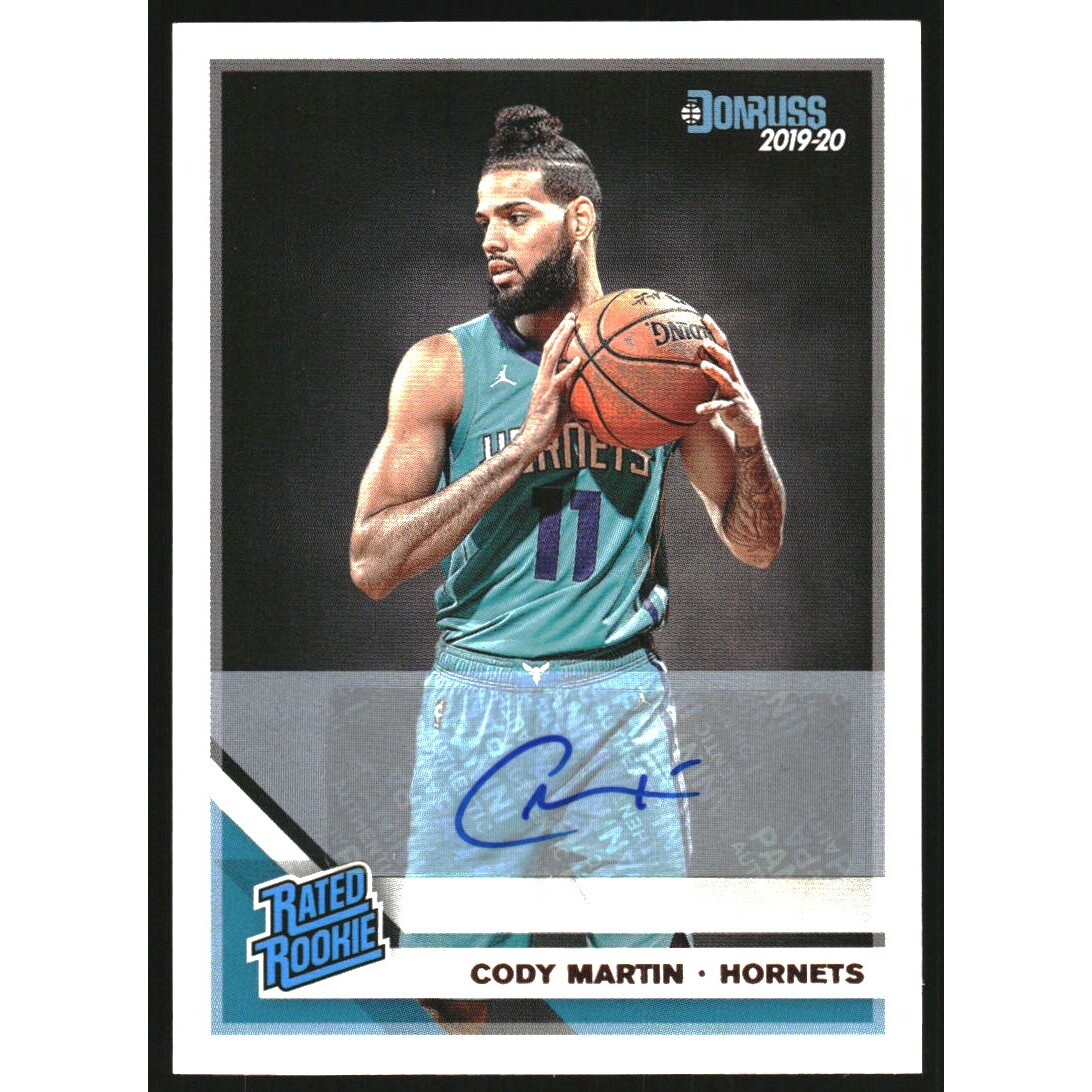 2019-20 Donruss Rated Rookies Signatures #233 Cody Martin 2019-20 Donruss Rated Rookies Signatures #233 Cody Martin