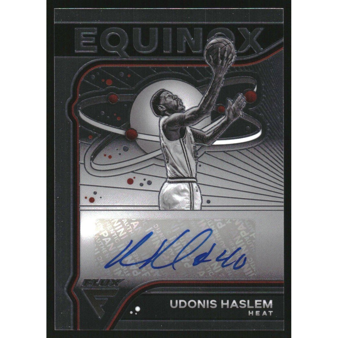 2022-23 Panini Flux Equinox Autographs #5 Udonis Haslem. rookie card picture