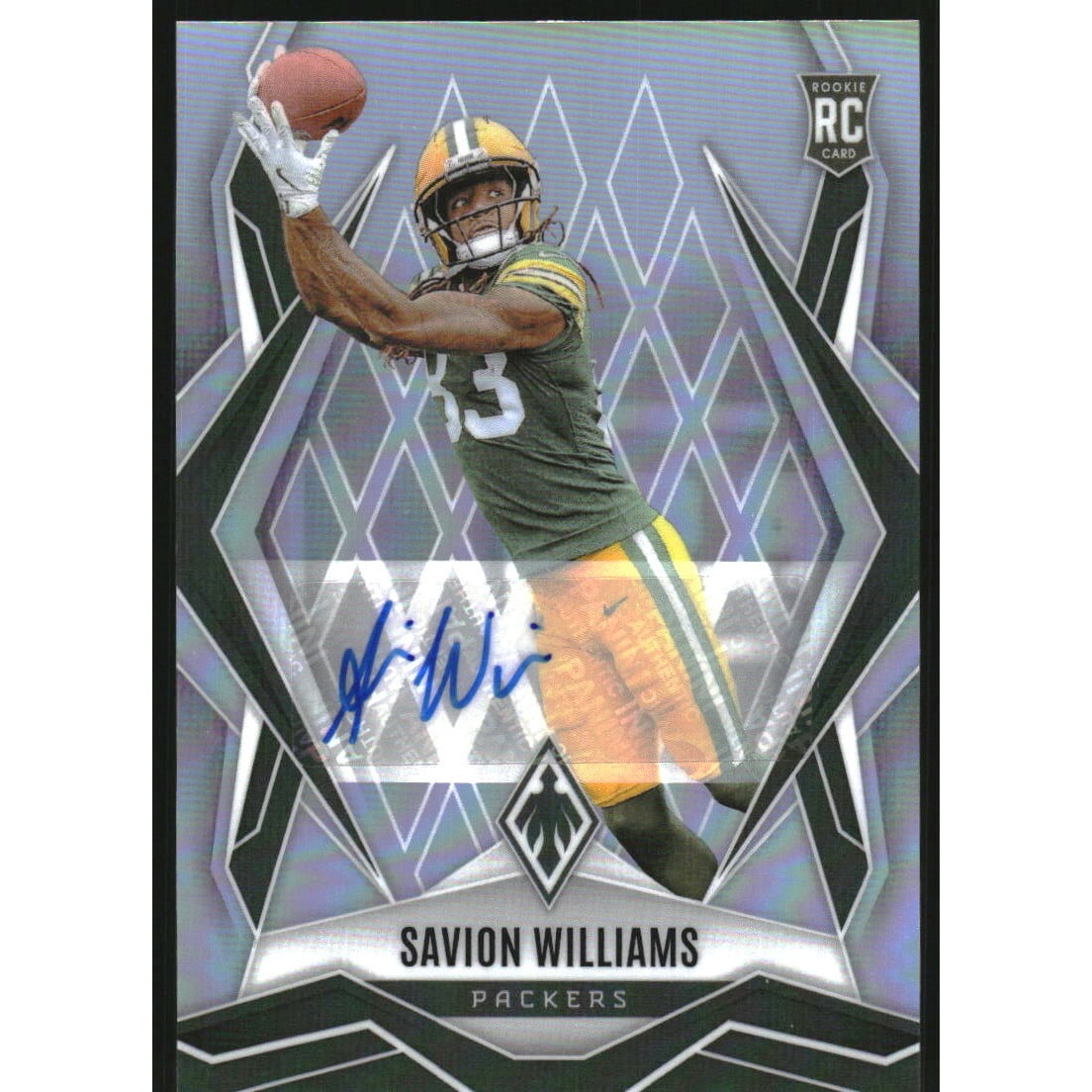 2025 Panini Phoenix Rookie Autographs Silver #153 Savion Williams. rookie card picture