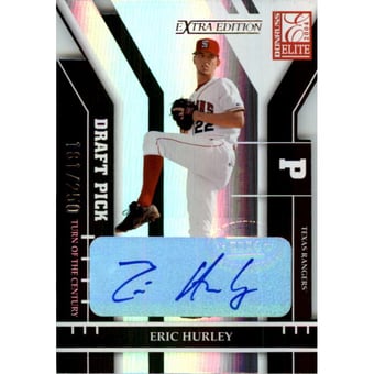2004 Donruss Elite Extra Edition Signature Turn of the Century #310 Eric Hurley DP/250
