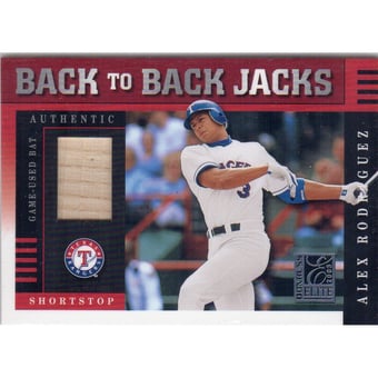 2003 Donruss Elite Back to Back Jacks #28 Alex Rodriguez/Rafael Palmeiro