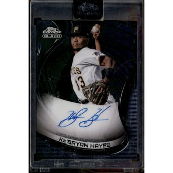 2022 Topps Chrome Black Autographs #CBAKHA Ke'Bryan Hayes
