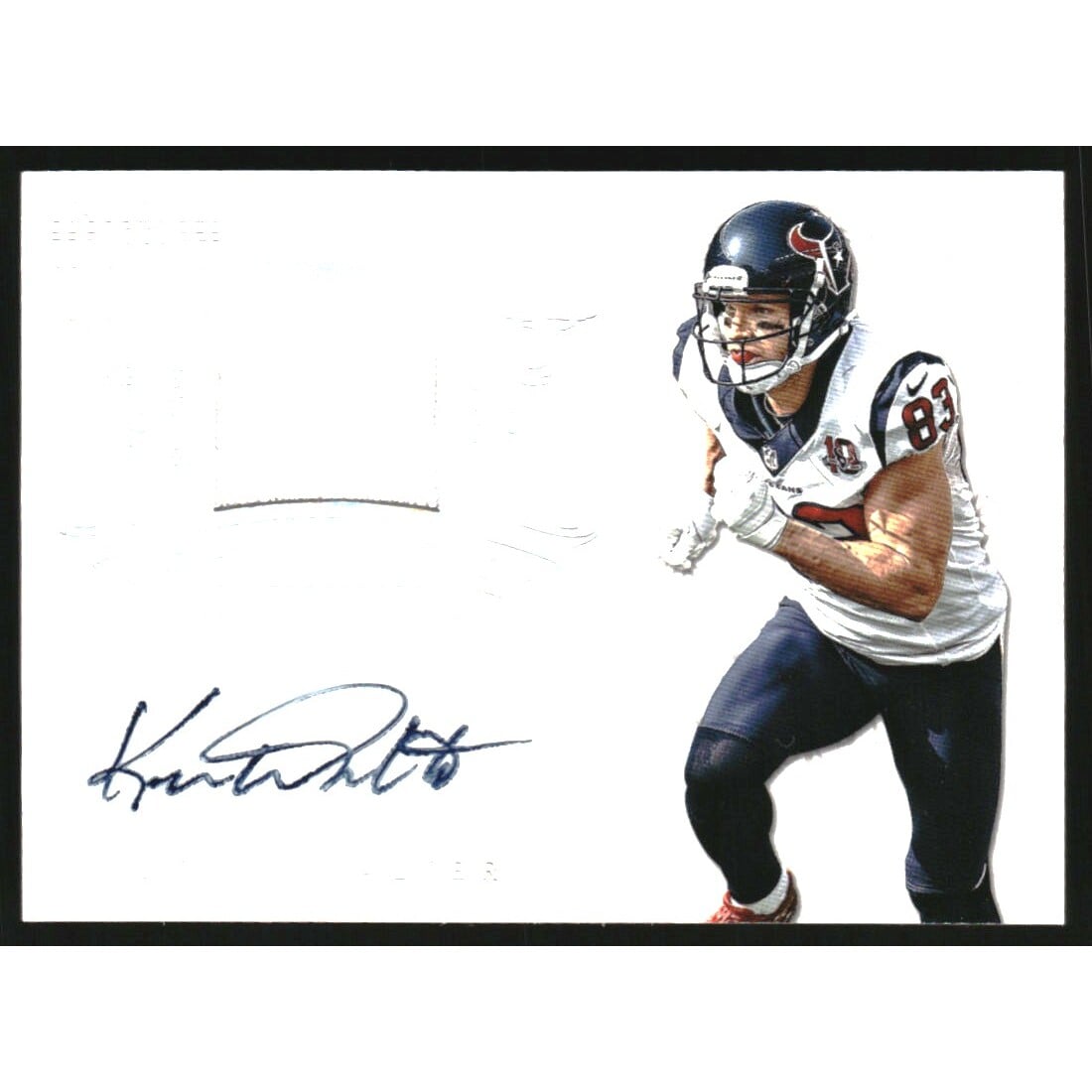2012 Panini National Treasures Century Material Signature #72 Kevin Walter/25. rookie card picture