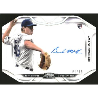 2020 Bowman Sterling Bowman Die Cut Autographs #BDCABM Brendan McKay