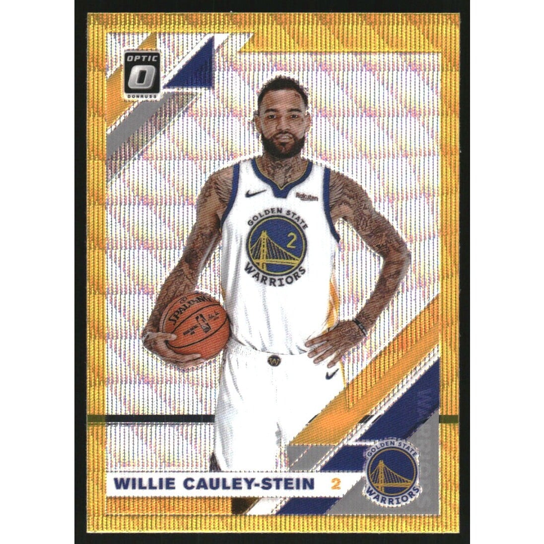 2019-20 Donruss Optic Gold Wave #48 Willie Cauley-Stein. rookie card picture