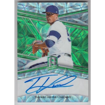 2019 Panini Spectra Signatures Neon Green #25 Thyago Vieira/25