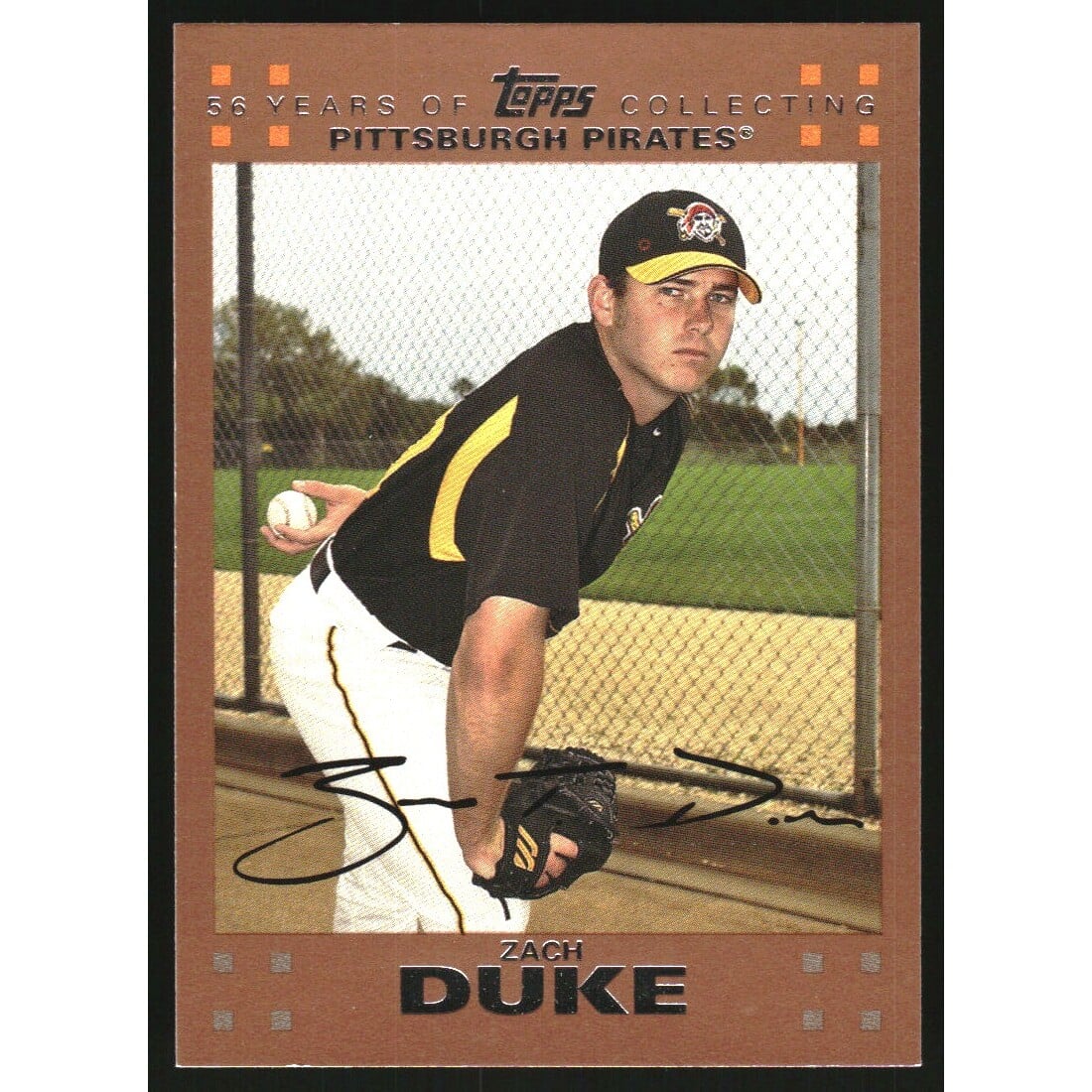 2007 Topps Copper #164 Zach Duke. rookie card picture