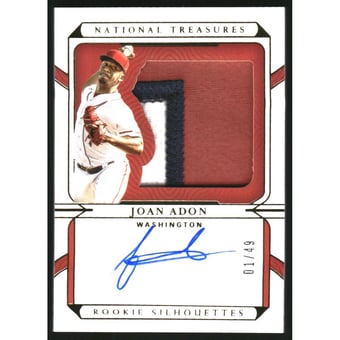 2022 Panini National Treasures Rookie Silhouette Signatures Gold #10 Joan Adon