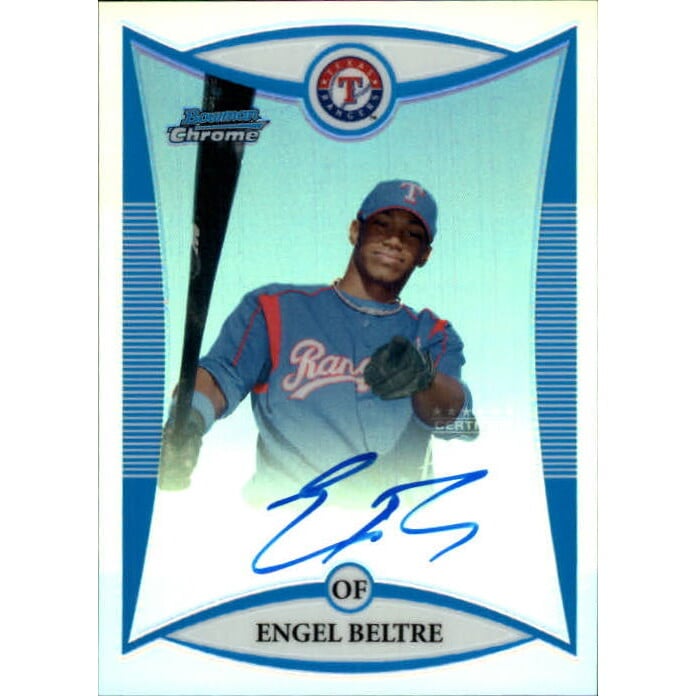 2008 Bowman Chrome Prospects X-Fractors #BCP260 Engel Beltre AU. rookie card picture