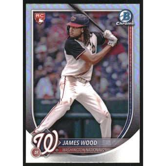 2025 Bowman Chrome Red Rookie Logo #29 James Wood