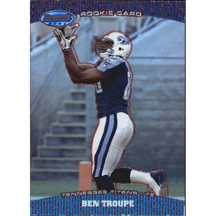 2004 Bowman's Best Red #83 Ben Troupe. rookie card picture