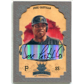 2004 Diamond Kings DK Signatures Framed Silver #111 Jose Castillo/15