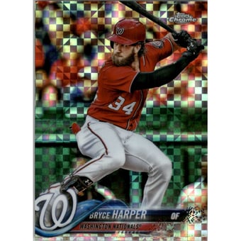 2018 Topps Chrome X-Fractors #139 Bryce Harper