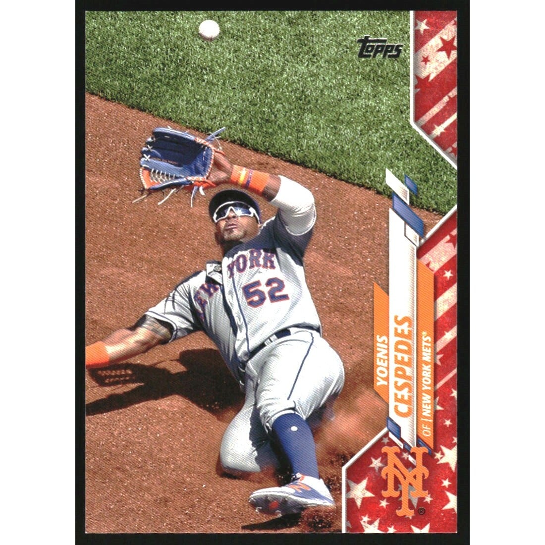 2020 Topps Independence Day #426 Yoenis Cespedes. rookie card picture