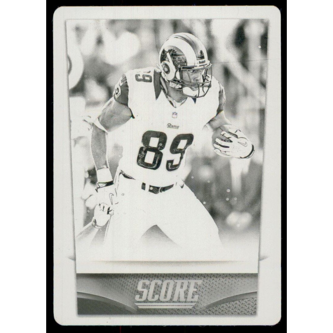 2014 Score Printing Plates Black #207 Jared Cook
