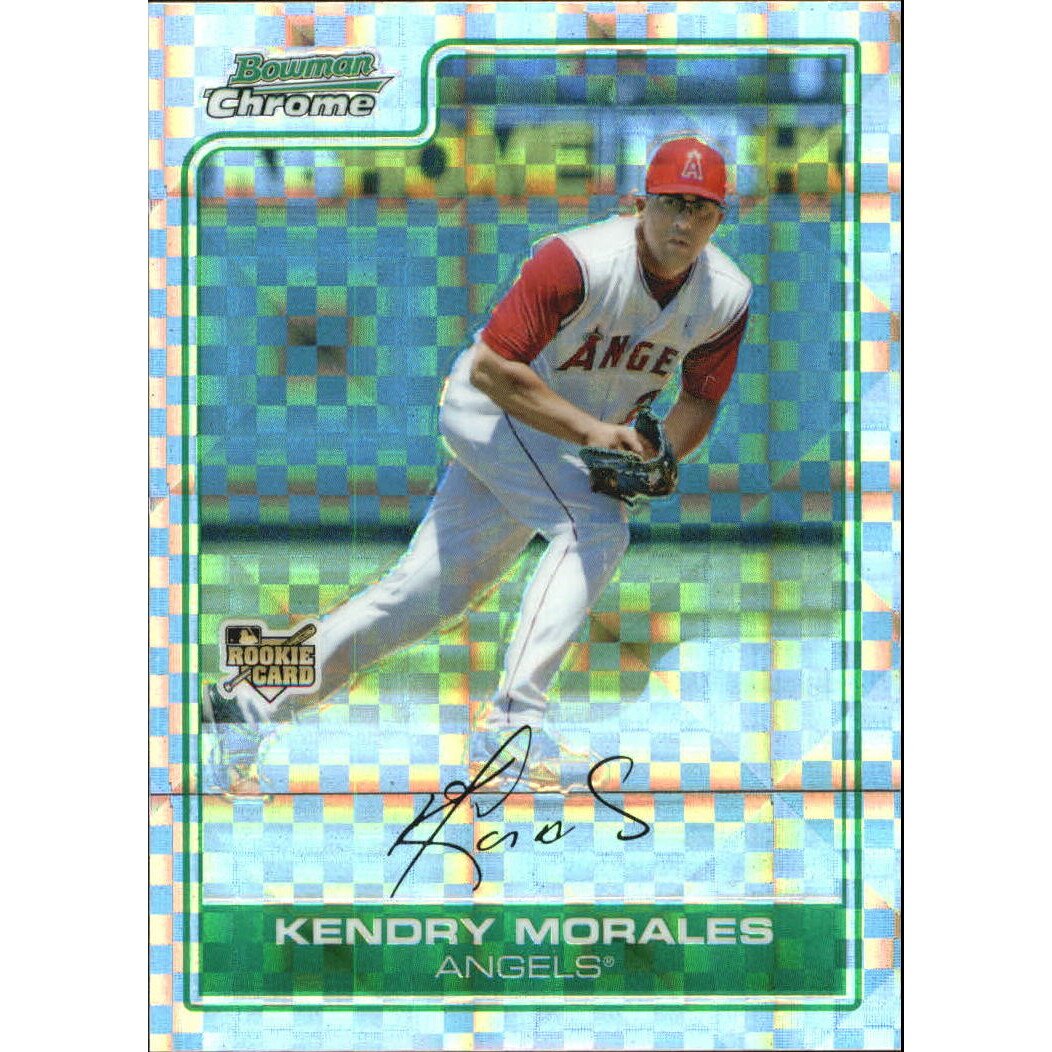 2006 Bowman Chrome Draft X-Fractors #21 Kendry Morales. rookie card picture