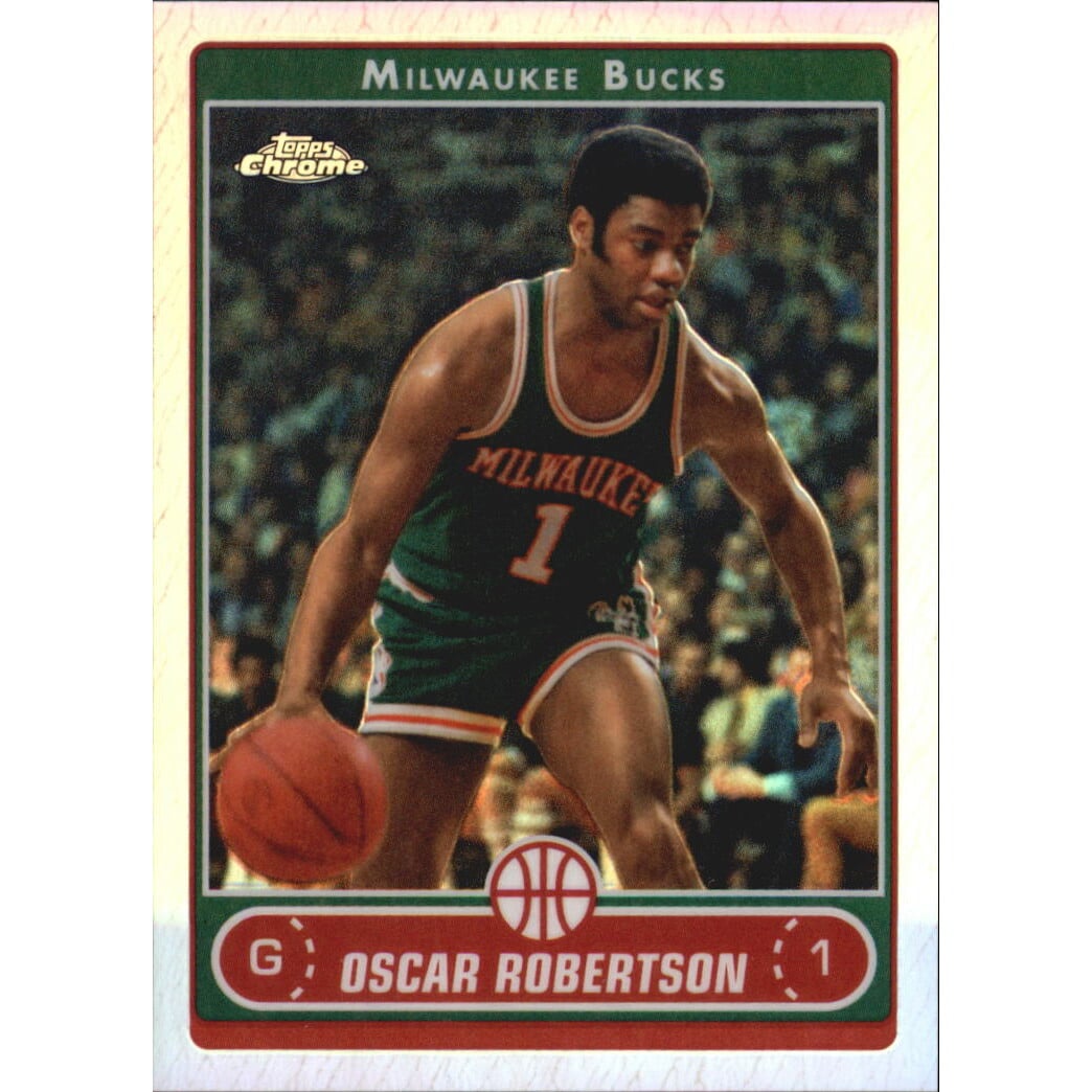 2006-07 Topps Chrome Refractors #156 Oscar Robertson. rookie card picture