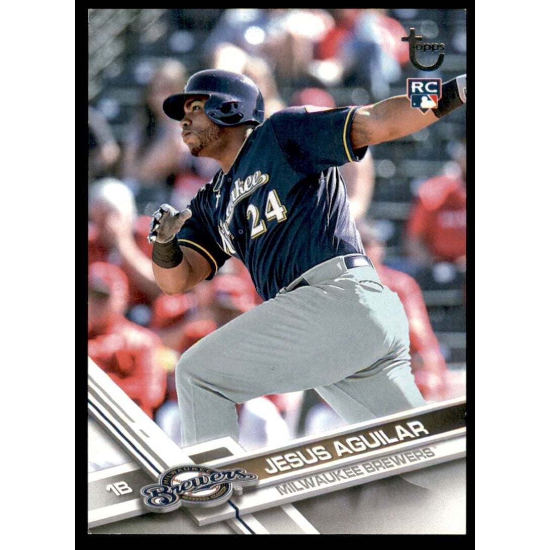 2017 Topps Vintage Stock #503 Jesus Aguilar. rookie card picture