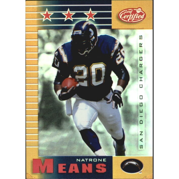 1999 Leaf Certified Mirror Gold #171 Natrone Means