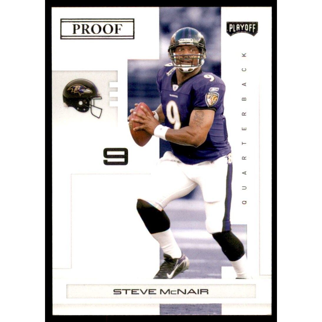 2007 Playoff NFL Playoffs Platinum Proof #8 Steve McNair 2007 Playoff NFL Playoffs Platinum Proof #8 Steve McNair