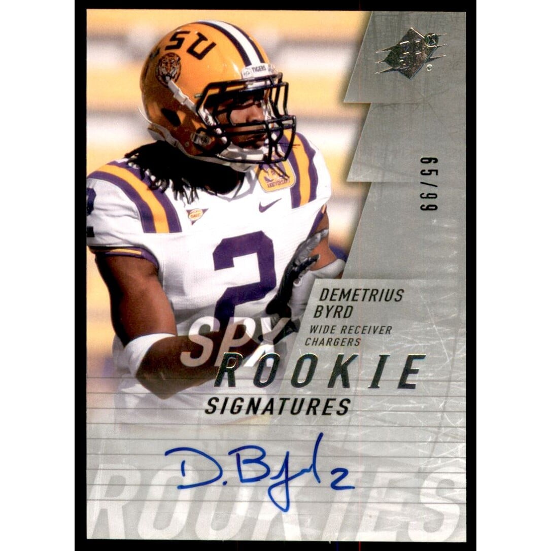 2009 SPx Rookies Silver #150 Demetrius Byrd AU
