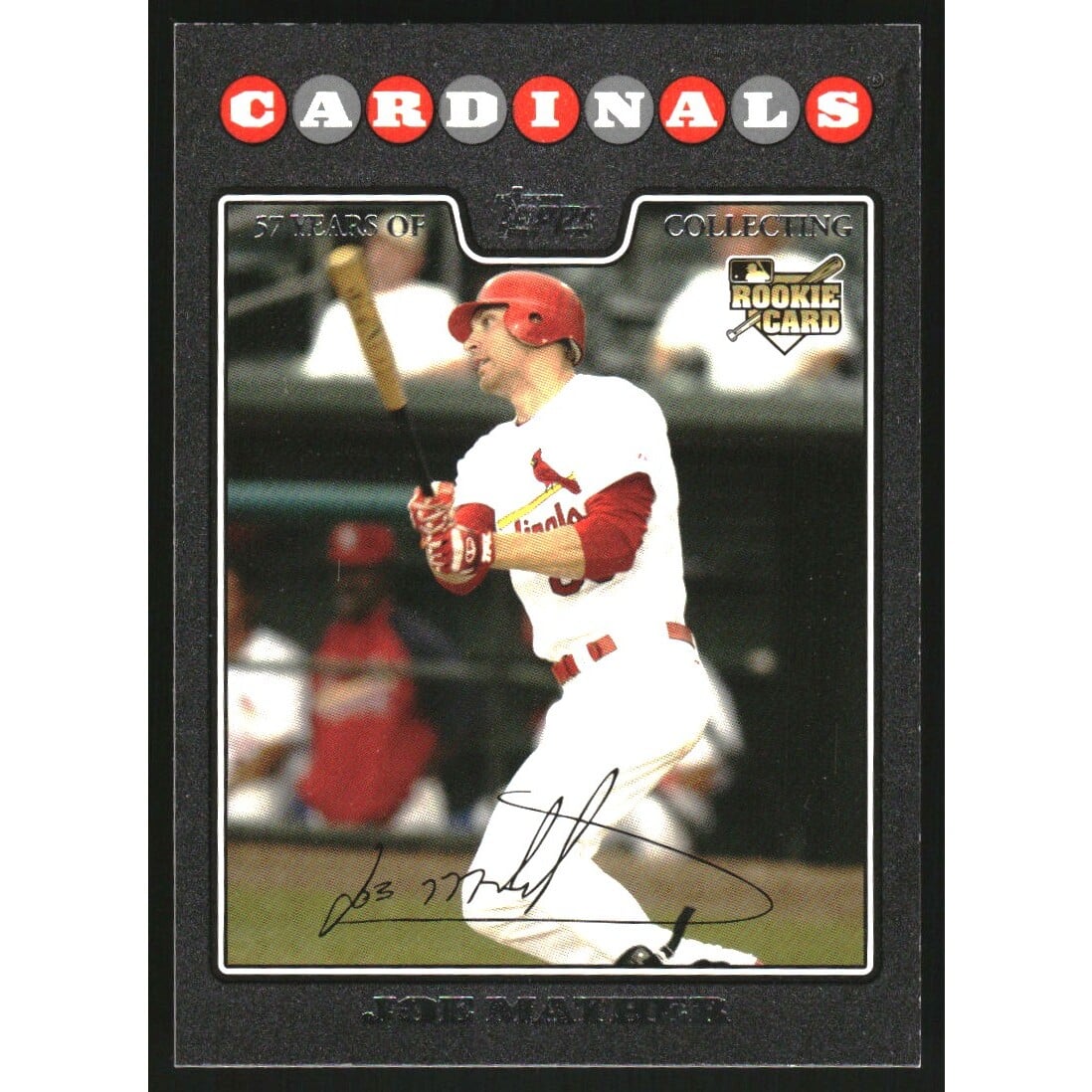 2008 Topps Update Black #UH243 Joe Mather. rookie card picture