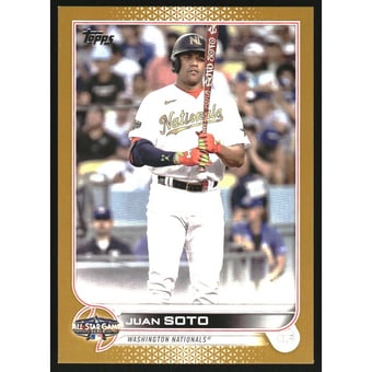2022 Topps Update '22 All Star Game Gold #ASG33 Juan Soto