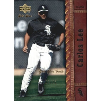 2001 Upper Deck Gold Glove Finite #37 Carlos Lee