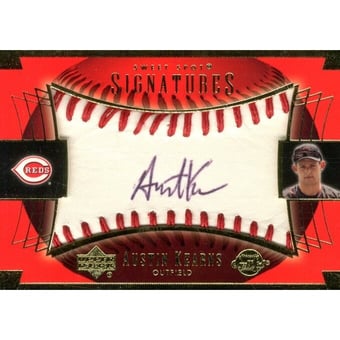 2003 Sweet Spot Signatures Black Ink #AKAU Austin Kearns