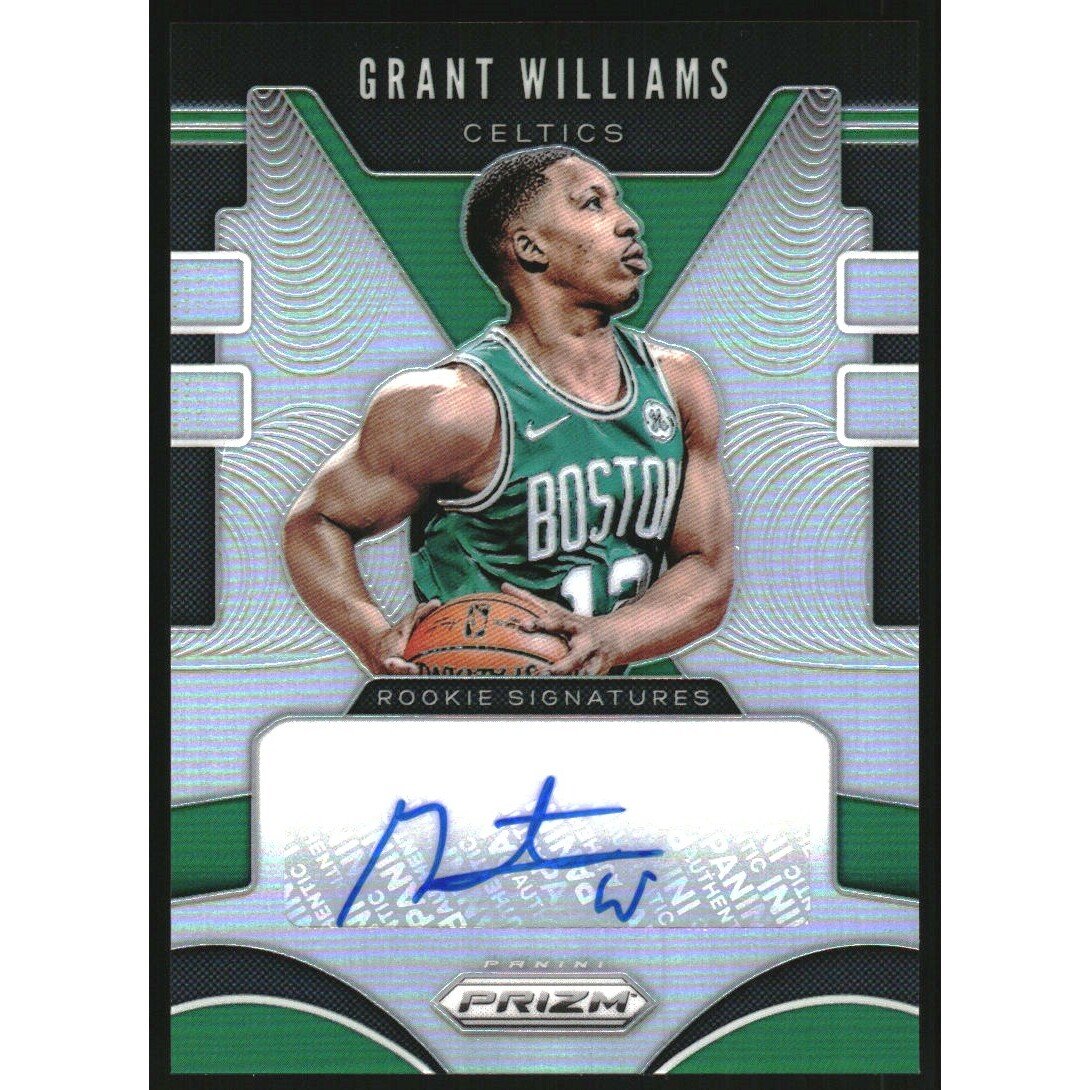 2019-20 Panini Prizm Rookie Signatures Prizms Silver #27 Grant Williams. rookie card picture