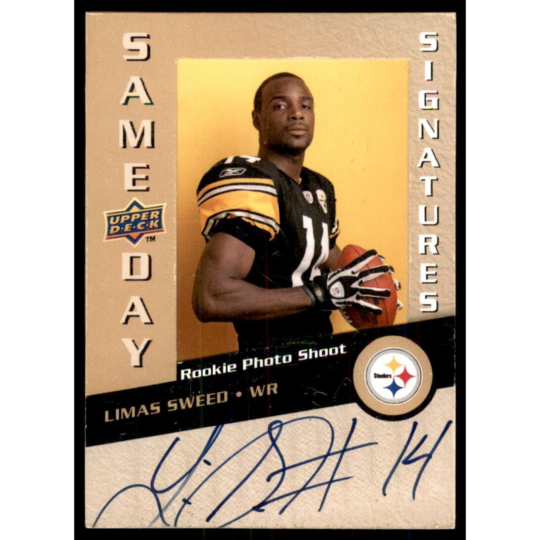 2008 Upper Deck Same Day Signatures #SDS34 Limas Sweed. rookie card picture