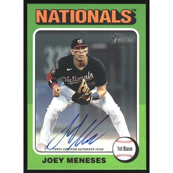 2024 Topps Heritage Real One Autographs #ROAJME Joey Meneses HN