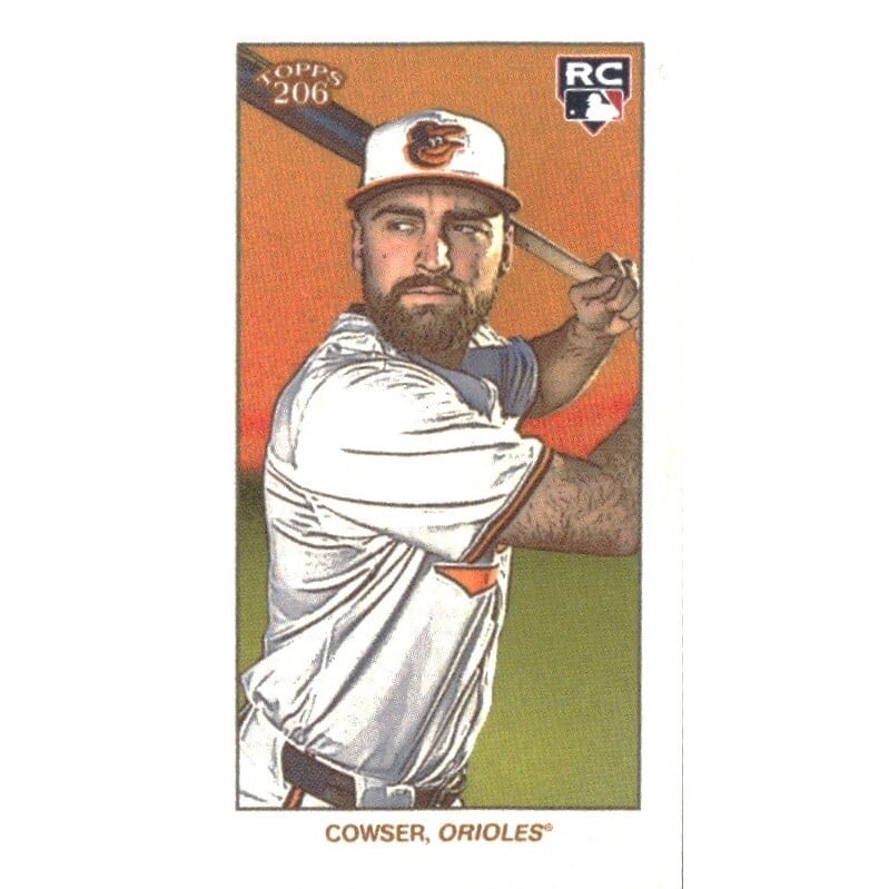 2024 Topps 206 Polar Bear Back #63 Colton Cowser. rookie card picture