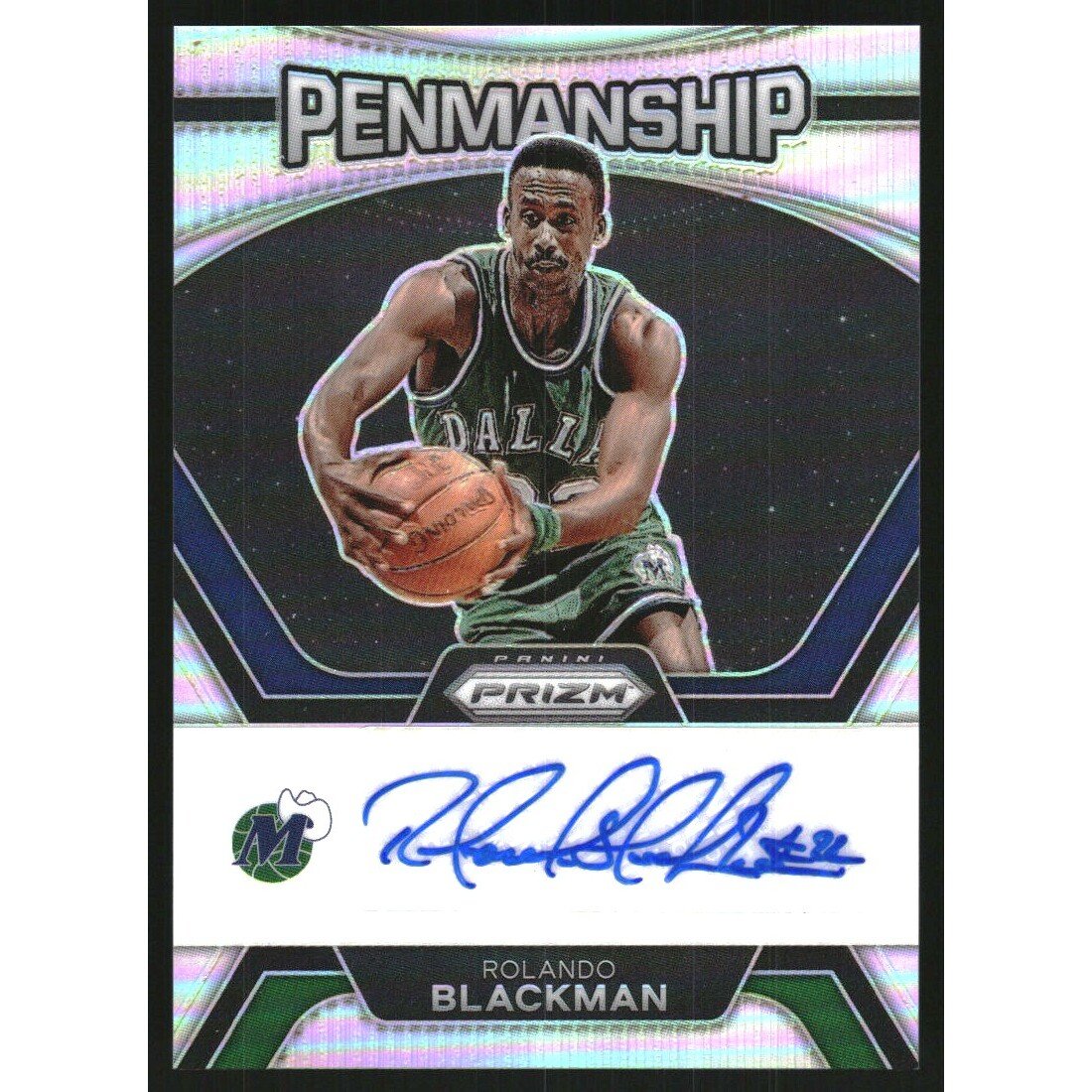 2023-24 Panini Prizm Penmanship Prizms Silver #9 Rolando Blackman. rookie card picture