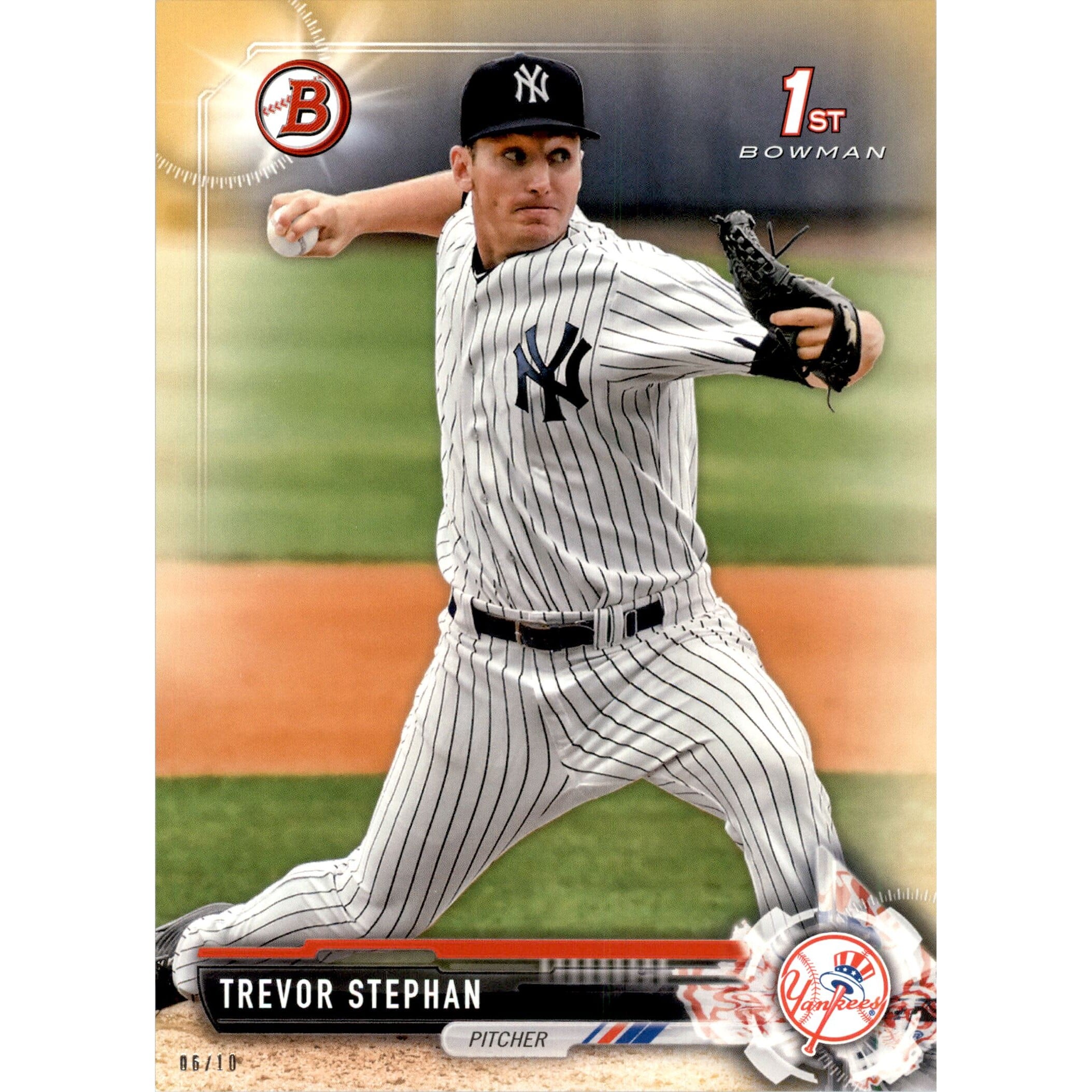 2017 Bowman Draft 5x7 Gold #BD167 Trevor Stephan. rookie card picture