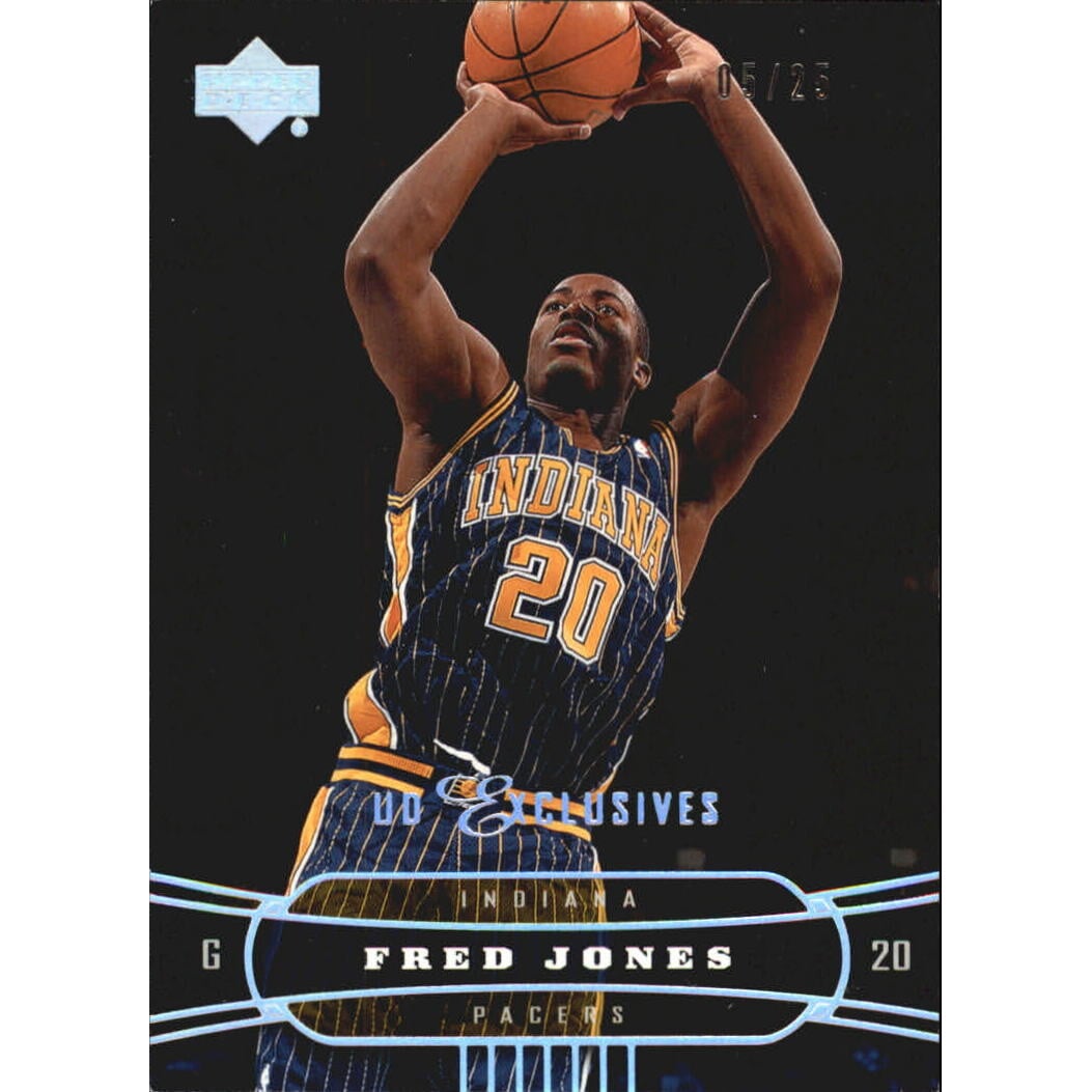 2004-05 Upper Deck Exclusives Spectrum #72 Fred Jones. rookie card picture