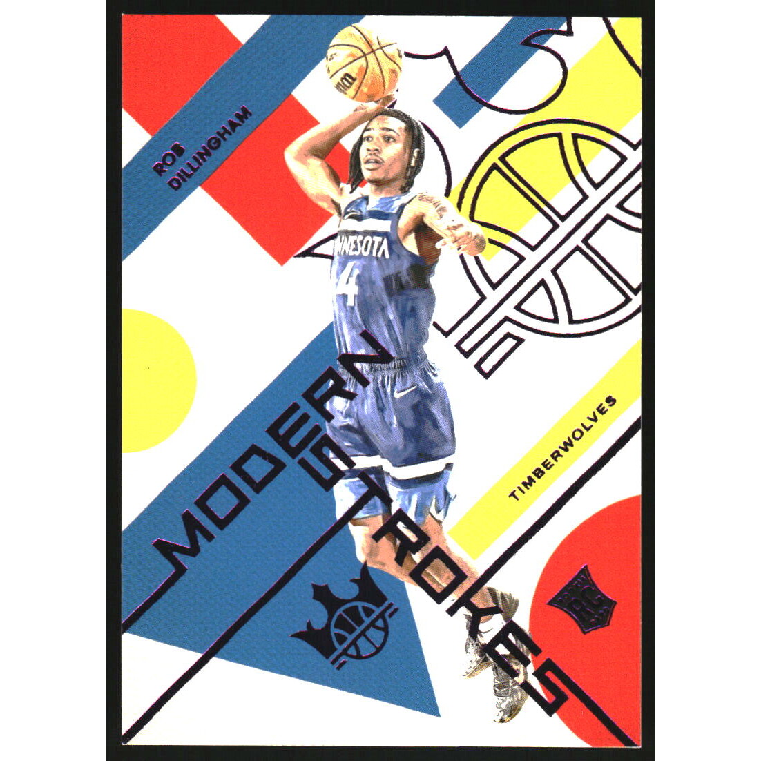 2024-25 Court Kings Modern Strokes Pink #20 Rob Dillingham