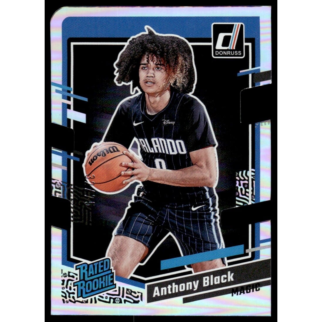 2023-24 Donruss Press Proof Silver Die-Cut #202 Anthony Black. rookie card picture