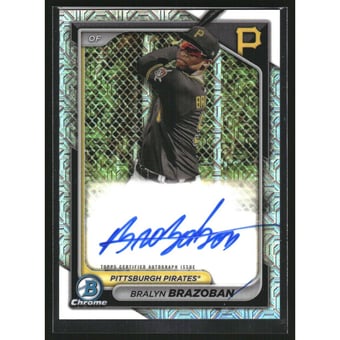 2024 Bowman Chrome Mega Box Autographs #BMABB Bralyn Brazoban