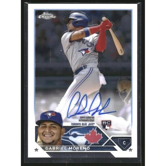 2023 Topps Chrome Rookie Autographs #RAGMO Gabriel Moreno