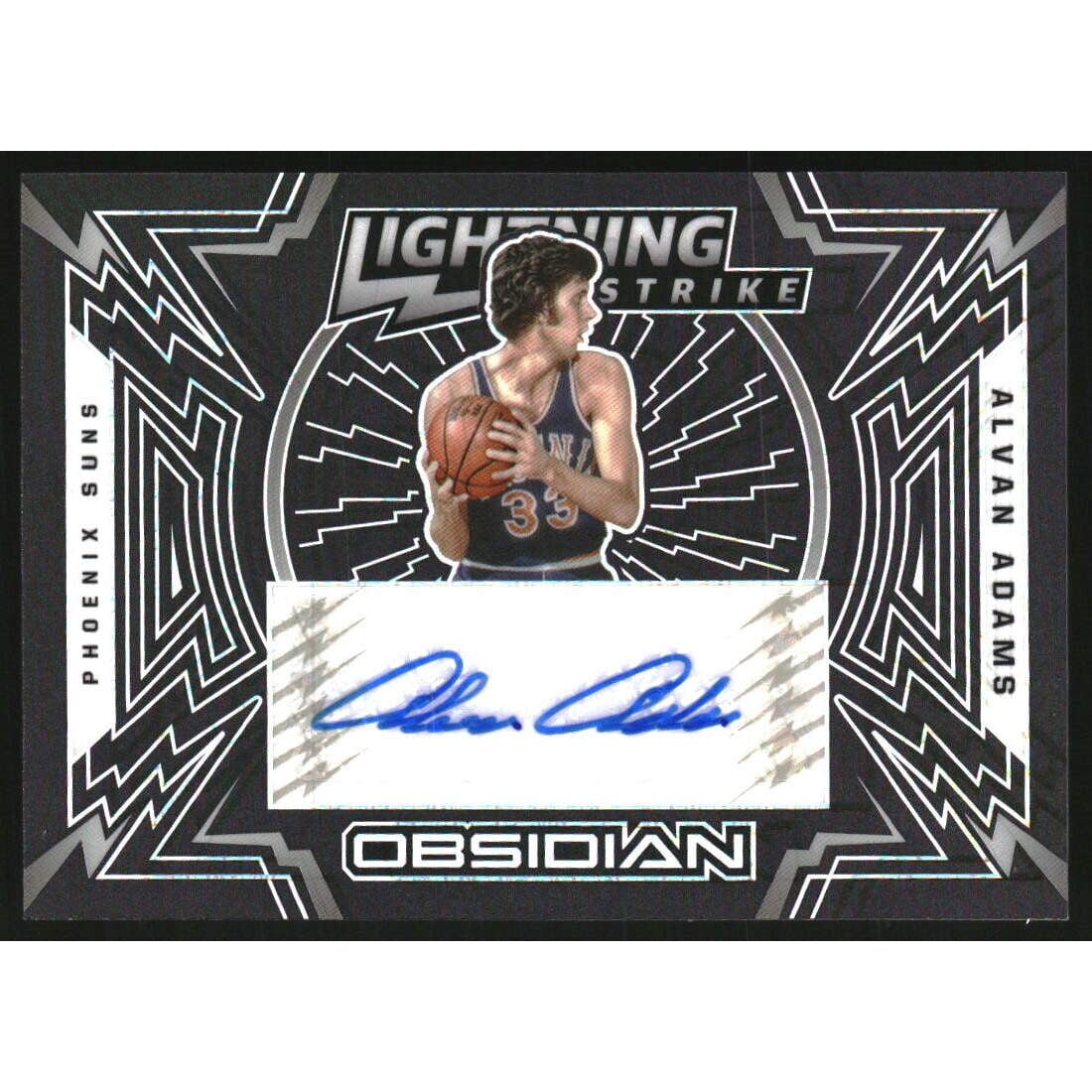 2020-21 Panini Obsidian Lightning Strike Signatures #11 Alvan Adams/99. rookie card picture